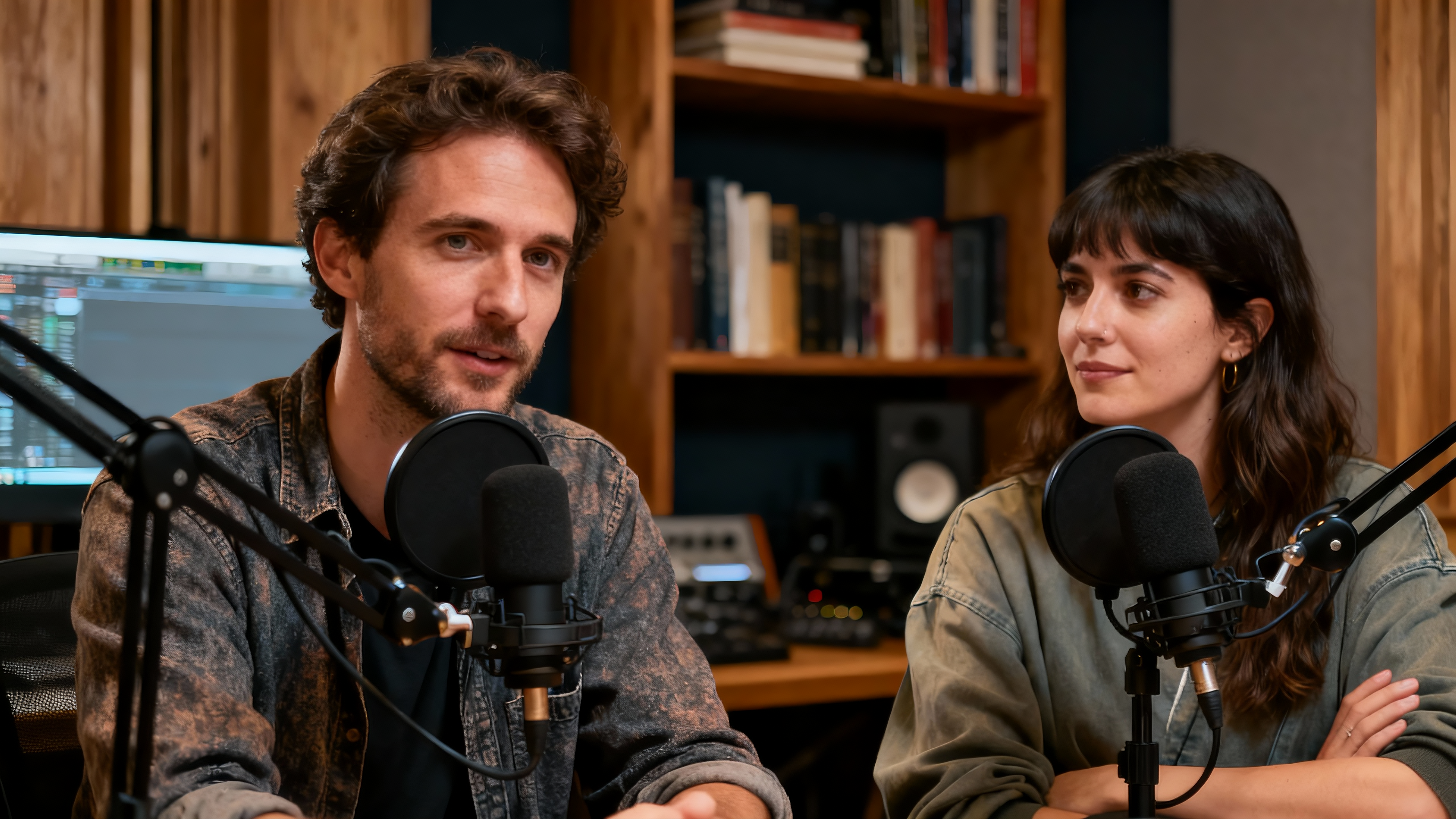 Podcast dialogue switch input 1